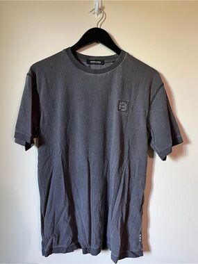Scotch & Soda Washed Charcoal Crew Neck T-Shirt